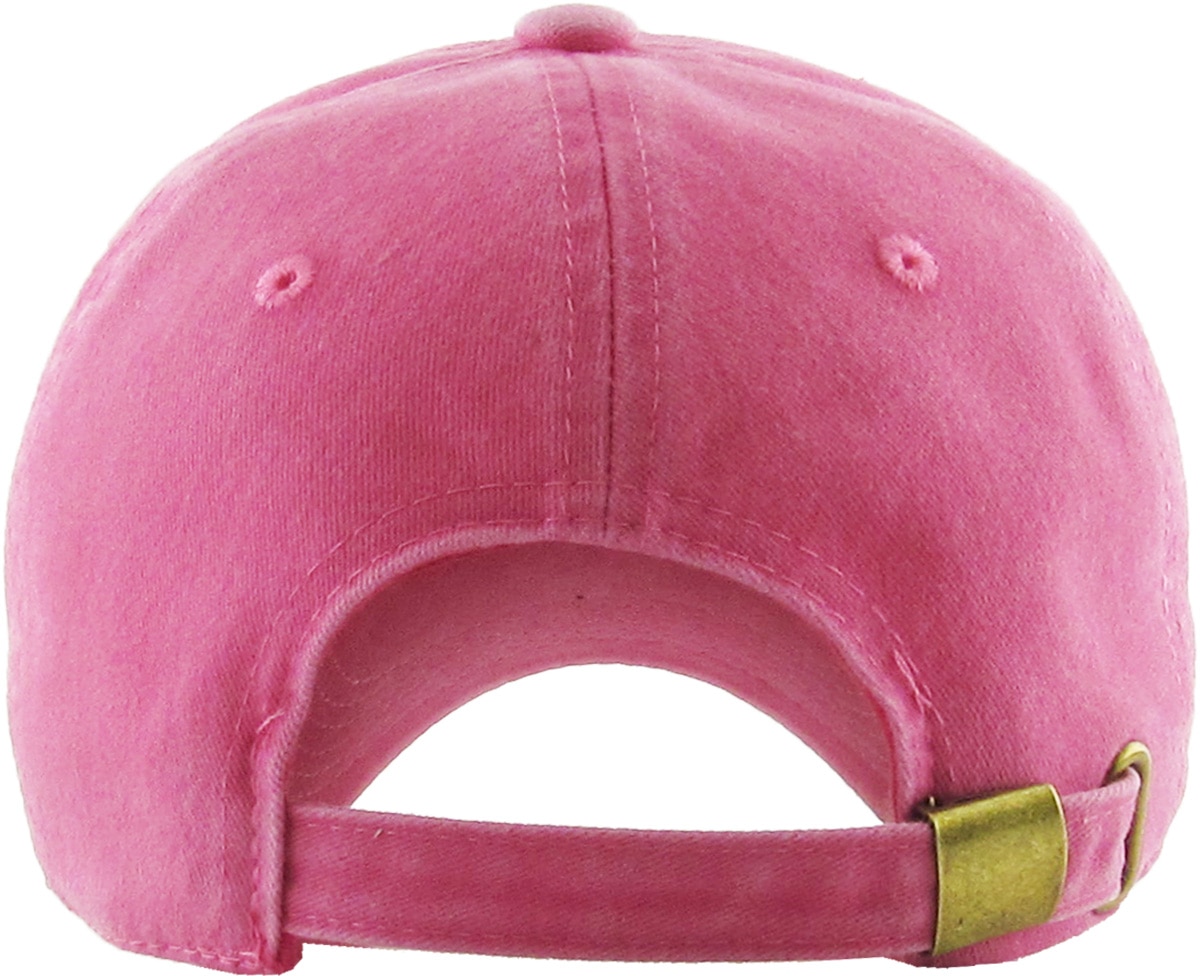 PIGMENT WASHED COTTON BASEBALL CAP ONE SIZE ADJUSTABLE | KBETHOS PIGMENT WASHED COTTON BASEBALL CAP ONE SIZE ADJUSTABLE | KBETHOS
